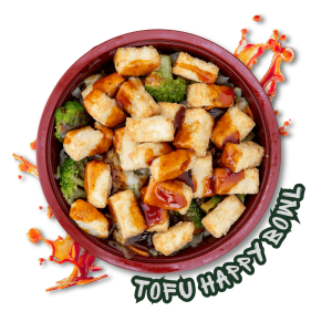 Happy Teriyaki tofu happy bowl