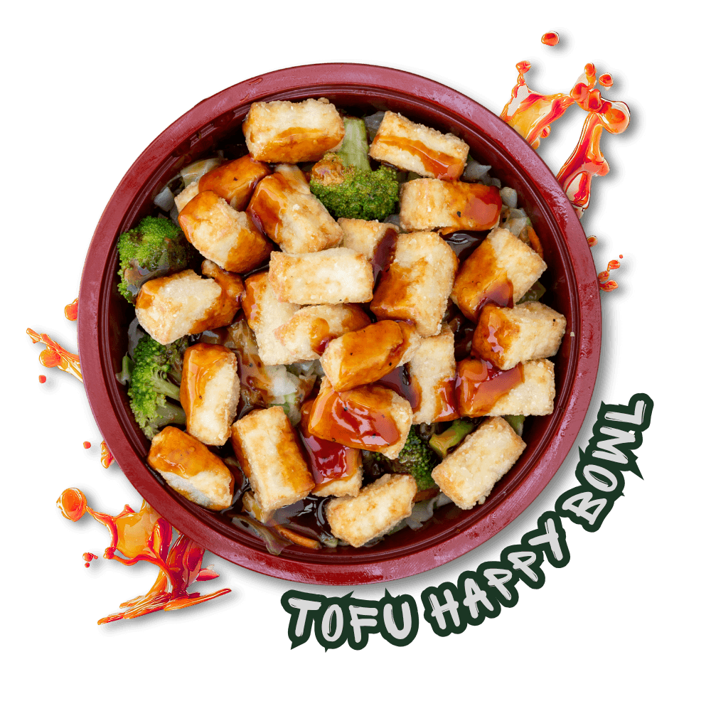 Happy Teriyaki tofu happy bowl