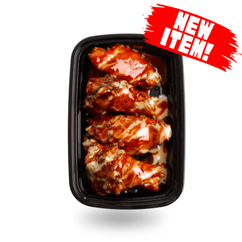 New menu item side order of Happy wings bone-in chicken wings at a Happy Teriyaki near you.